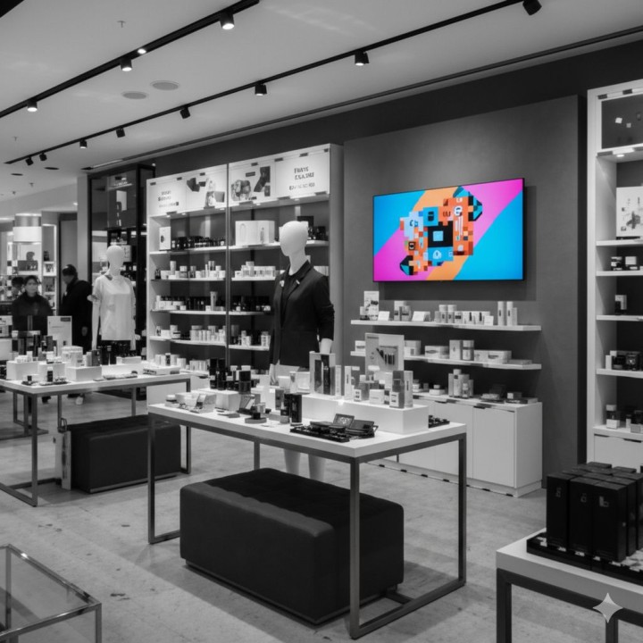 In-store screen video loop